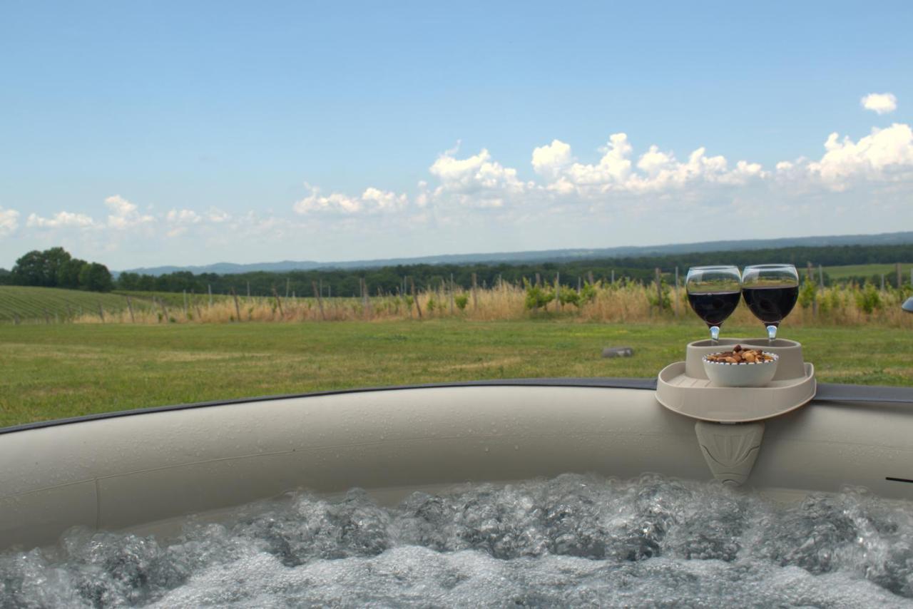 Perigourdine Avec Spa Et Vue Pomport Zewnętrze zdjęcie